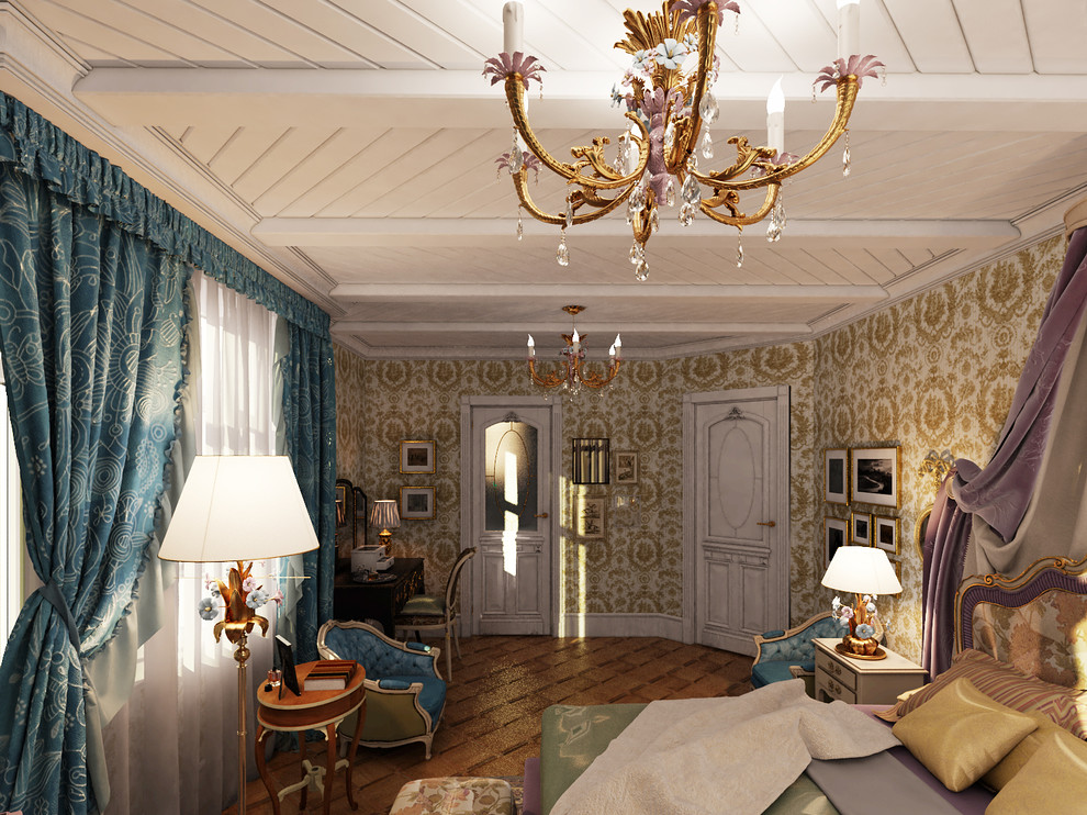 3dмодели для проекта спальни в стиле французкого романтизма