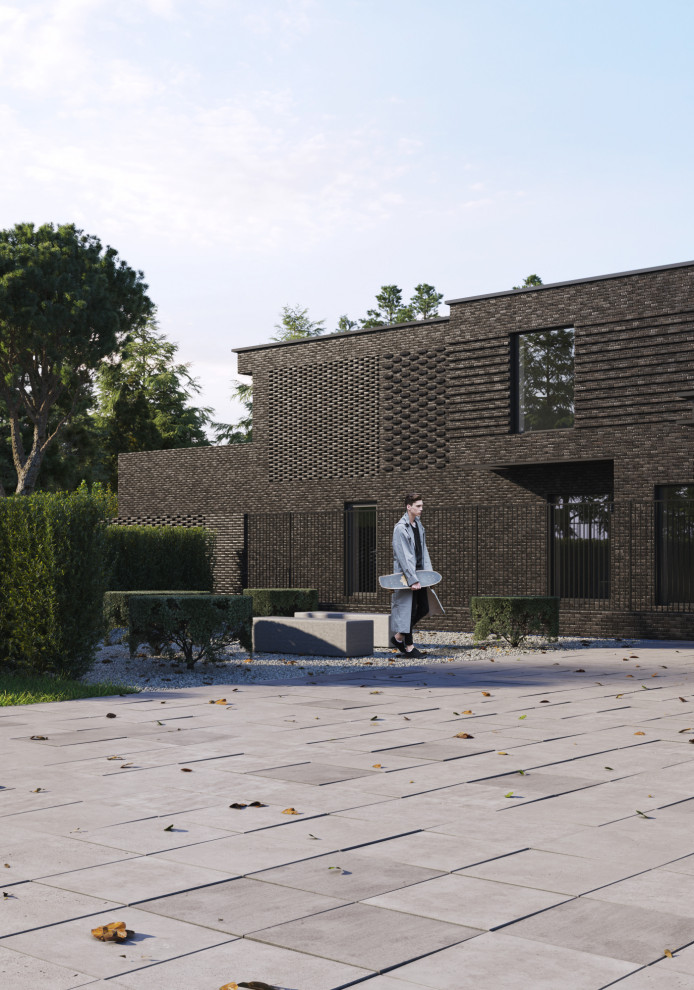 Проект архитектуры дома и сада в п. Нелжа  Врн. обл.