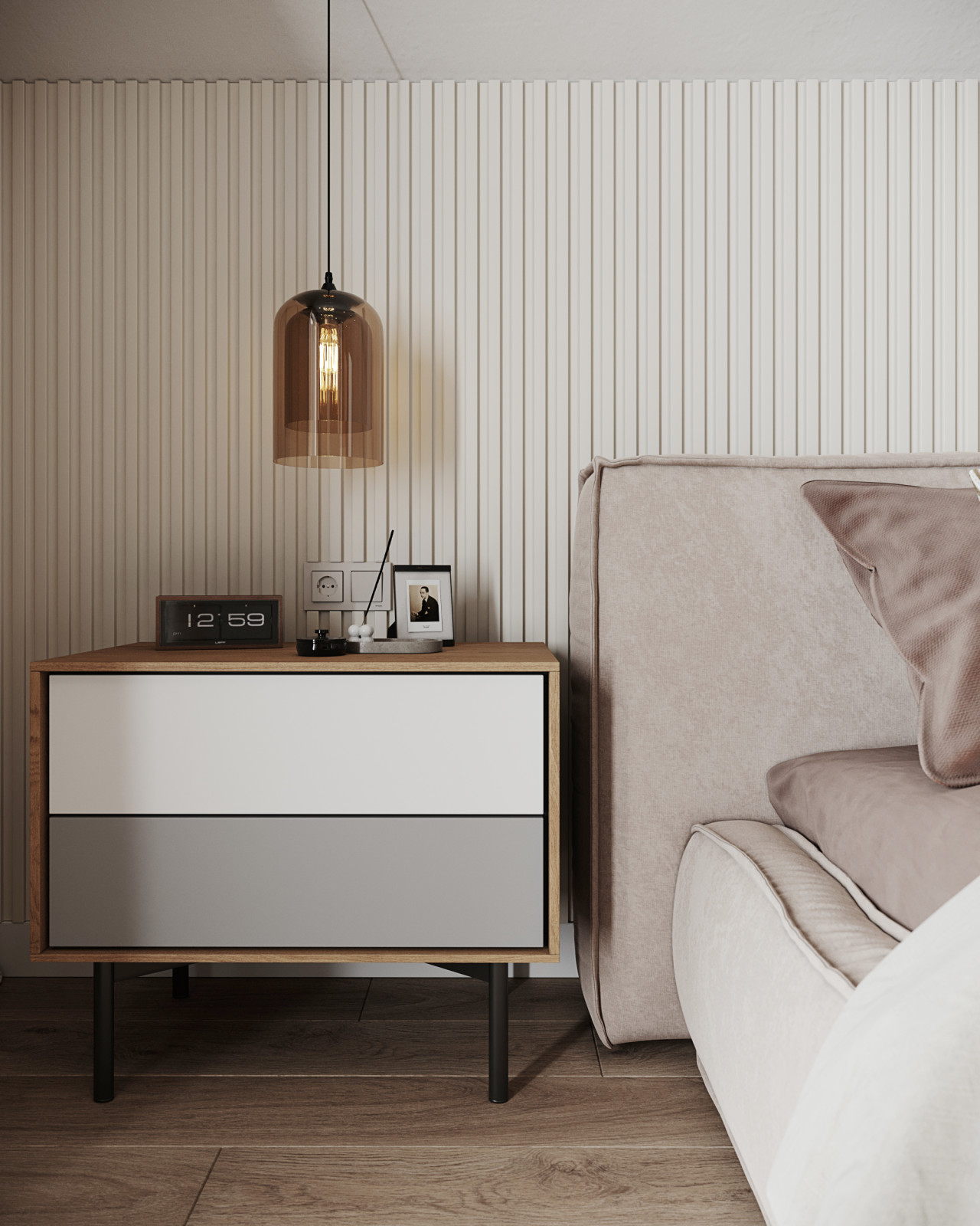 Проект частного дома "Helsinborg", спальня