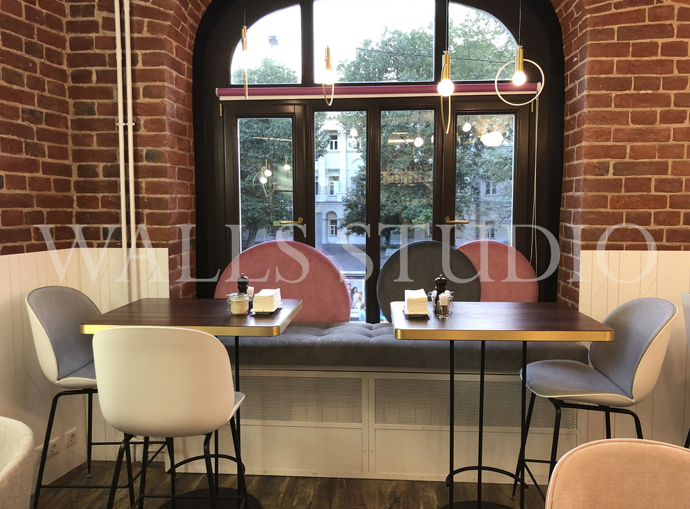 Диванчики для кафе Conversation (Москва, Остоженка 37/7)