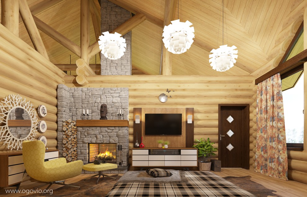 Interier house in Russia