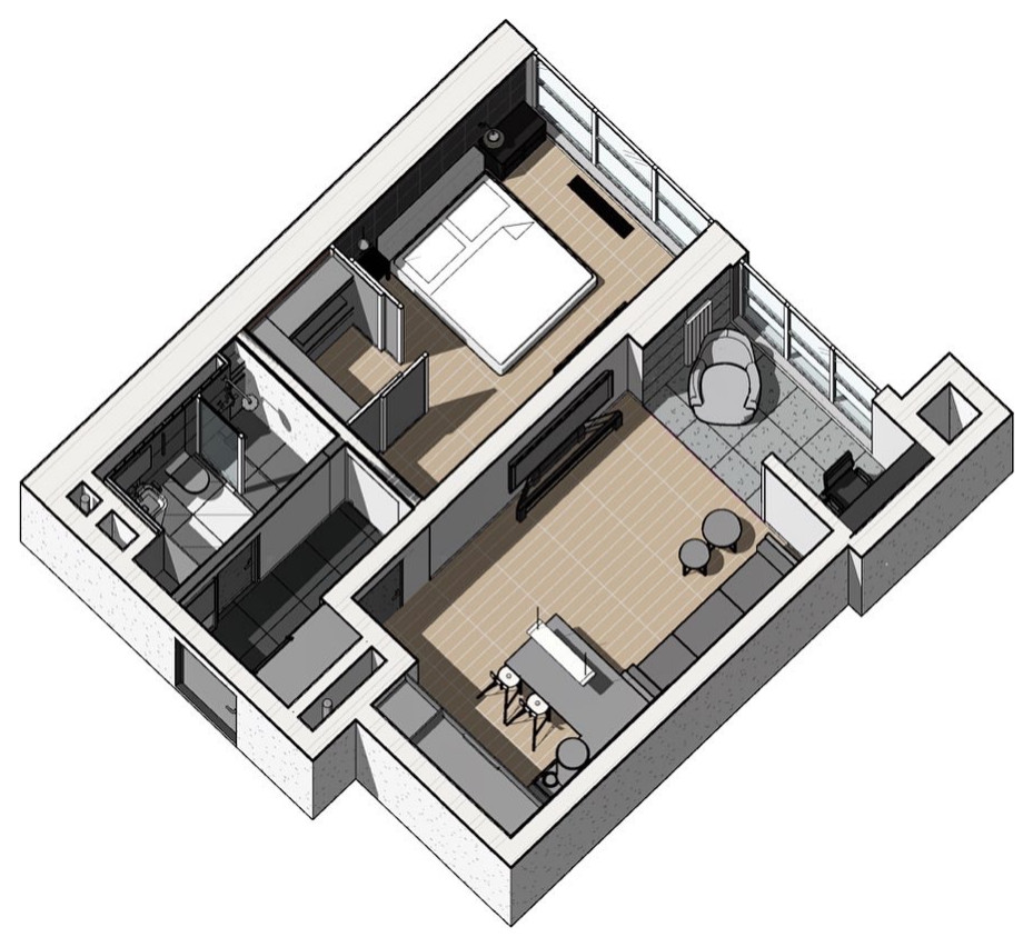 Обложка проекта: Квартира в ЖК «Биосфера»