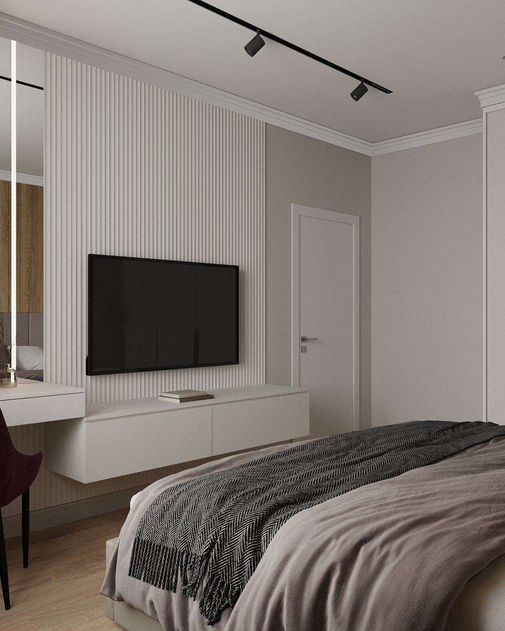 Дизайн 3-х комнатной квартиры в ЖК ГАЛАКТИКА PRO