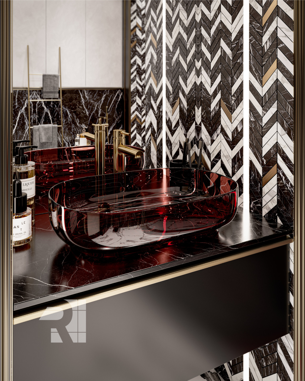 Обложка проекта: Современный стиль с элементами ар-деко