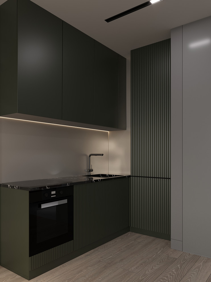 Проект кухни-гостиной в ЖК "MYPRIORITY Basmanny"