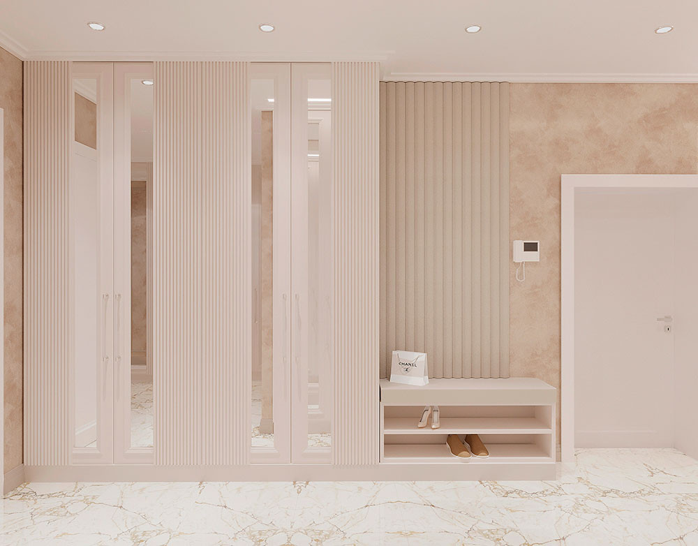 ДИЗАЙН ИНТЕРЬЕРА КВАРТИРЫ В ЖК АНГЛИЙСКИЙ КВАРТАЛ, 130 КВ.М.