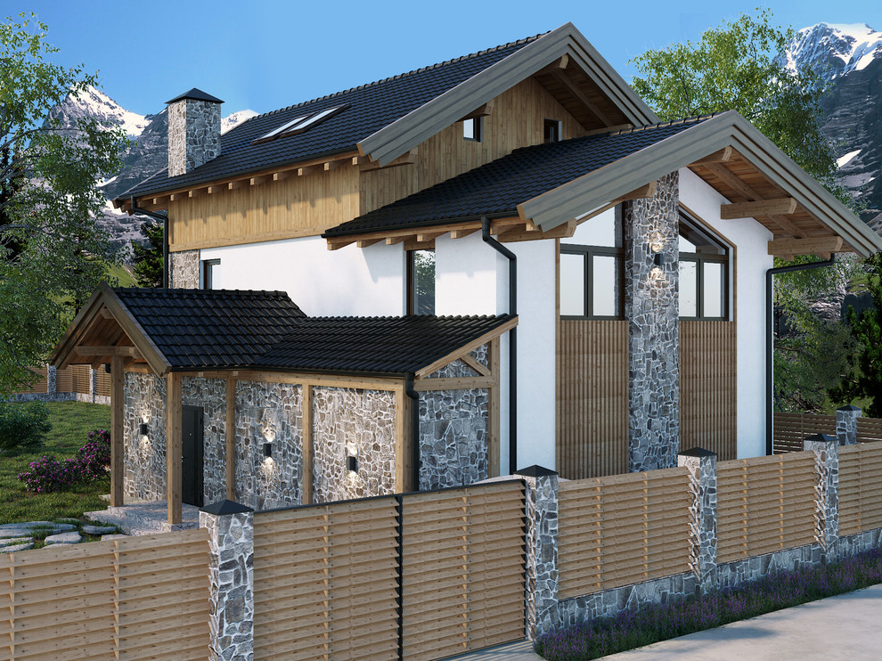 Шале, дом в горах. Проект текущий