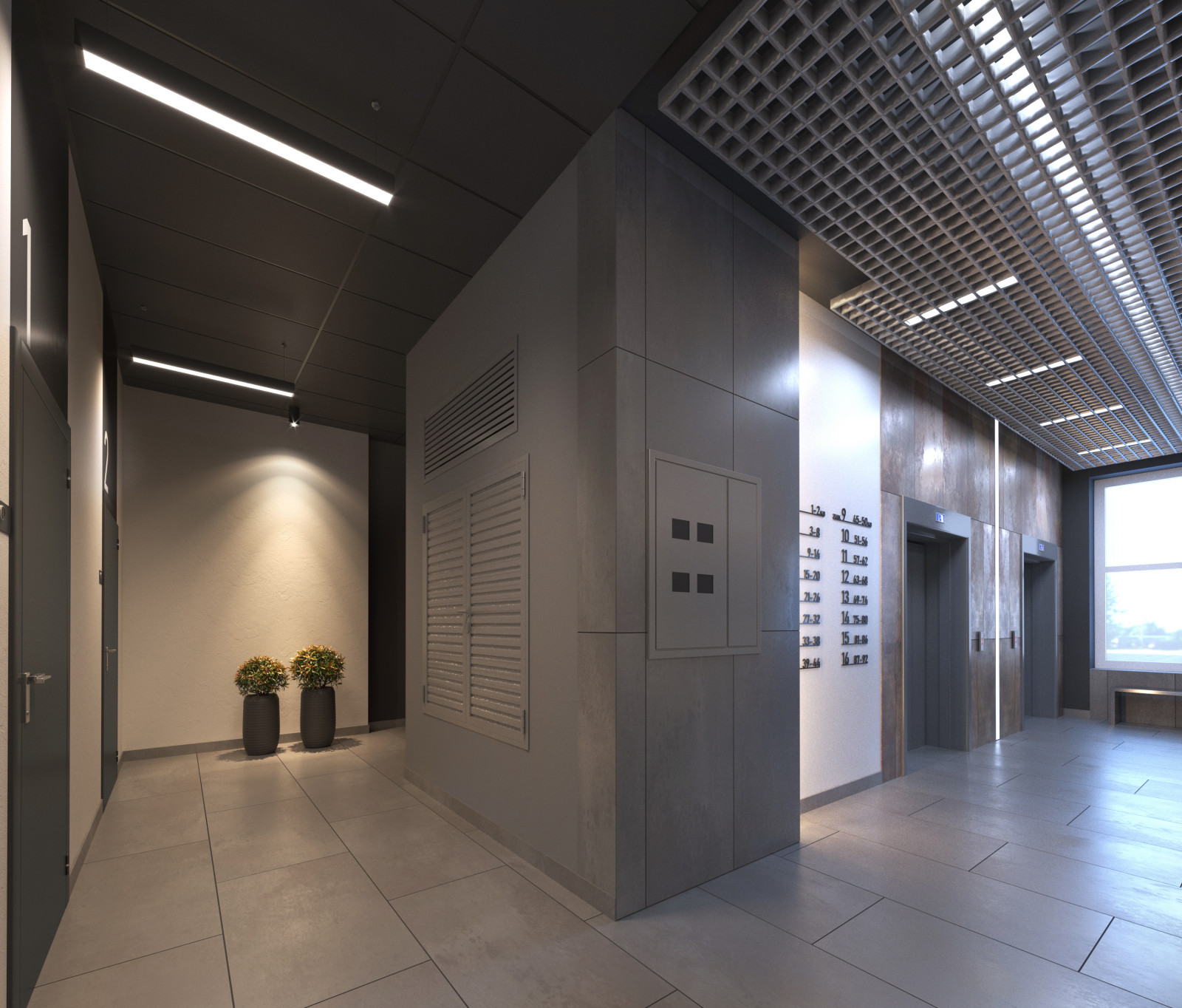 Интерьеры МОП ЖК "НОРМАНДИЯ НЕМАН", СК "СТРИЖИ"