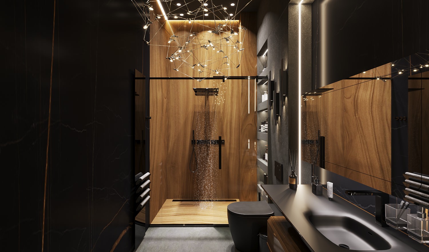 Обложка проекта: мужская ванная комната