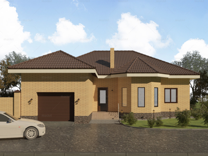 Дом площадью 137 м²