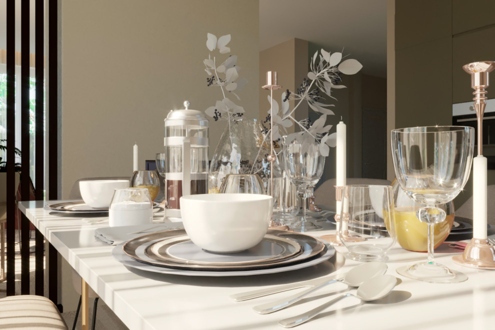 Гостиная загородного дома