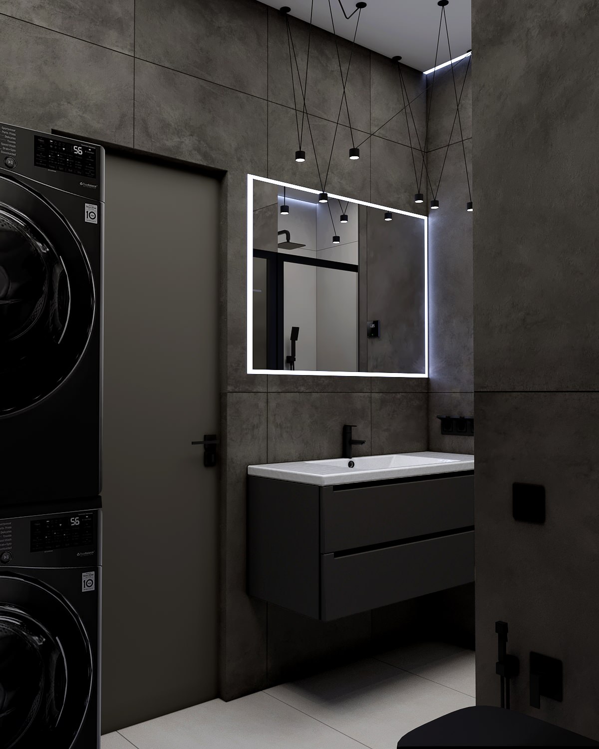 Дизайн квартиры 77 м2 для мужчины-холостяка в Москве в жк Династия!