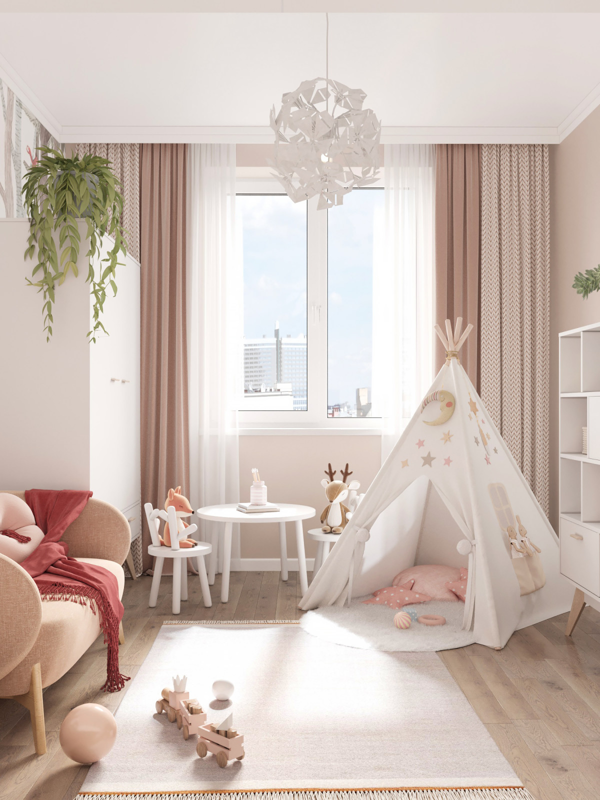 Детская девочки. Проект #tmdesign_Высота