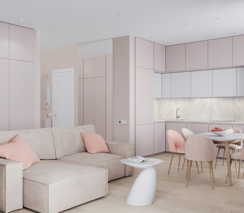 Проект "Персиковый минимализм"