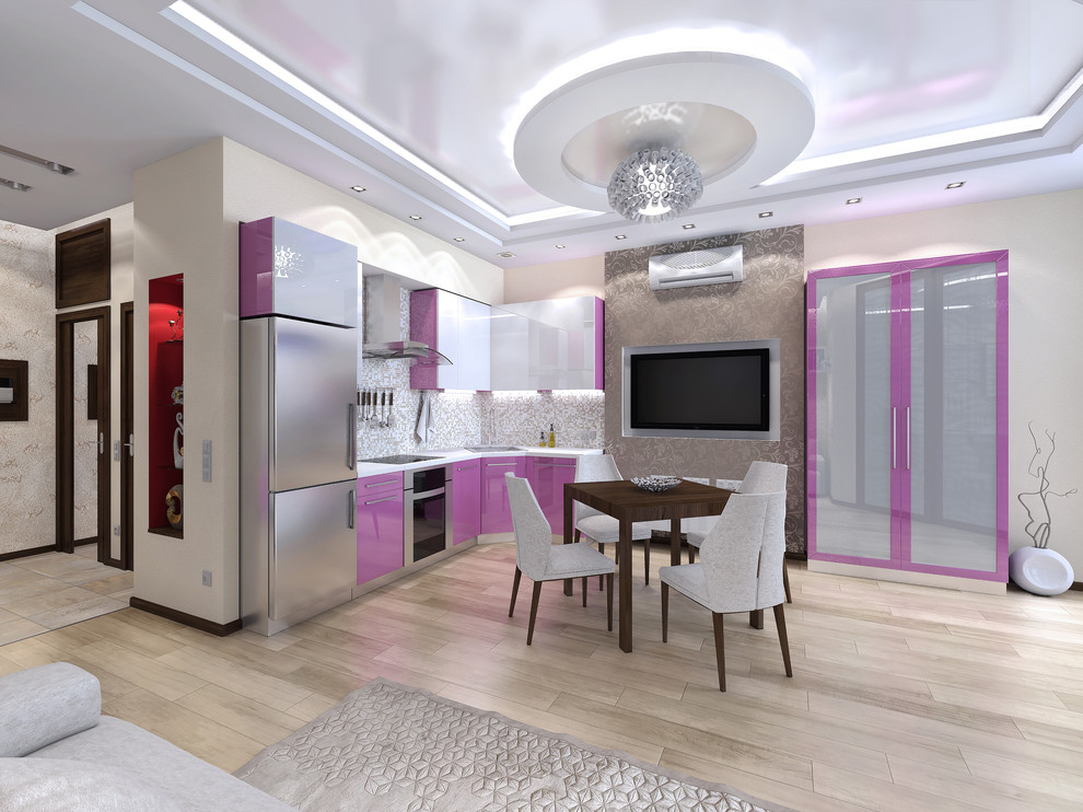 Дизайн однокомнотной квартиры