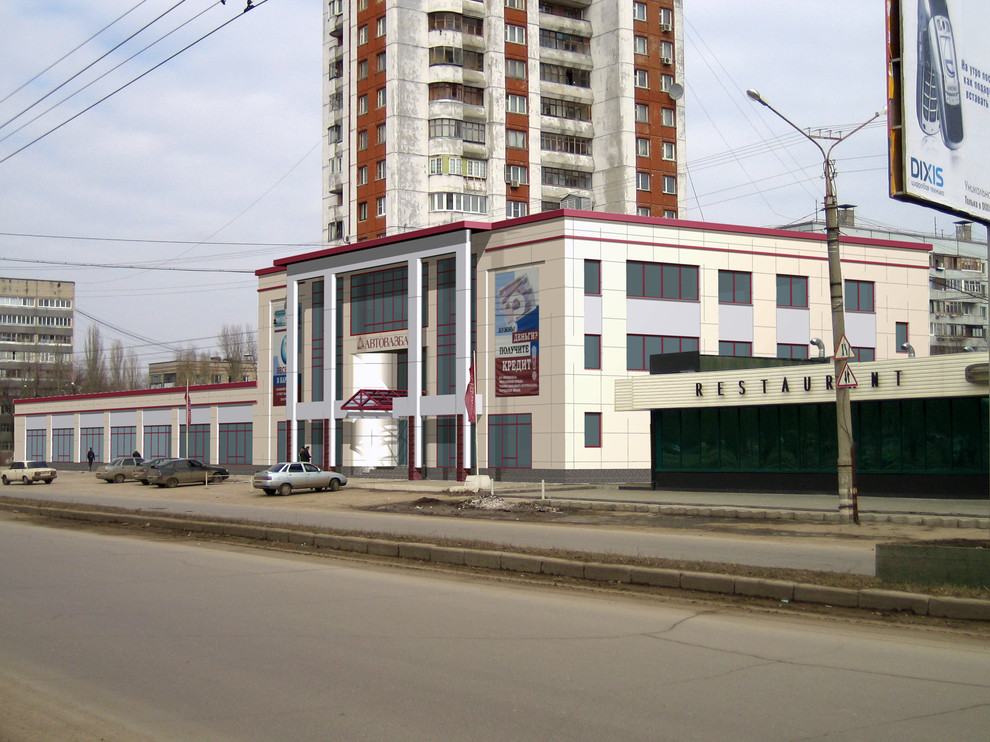 Варианты фасадов по головному офису Автовазбанка на ул.Голосова
