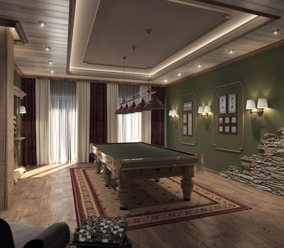 Коттедж с элементами стиля шале