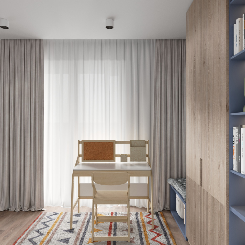 Дизайн квартиры в ЖК «Солярис» с большой лоджией