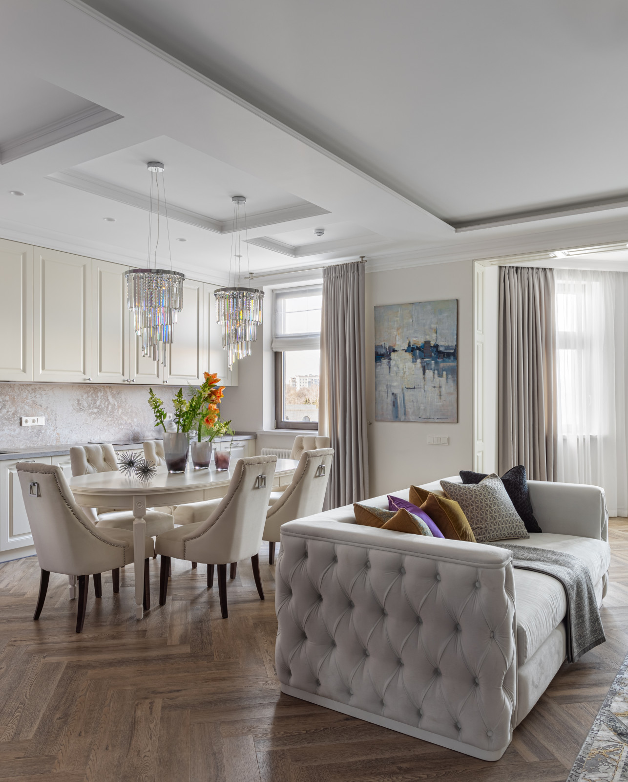 Дизайн квартиры 135 кв.м. в ЖК Донской Олимп