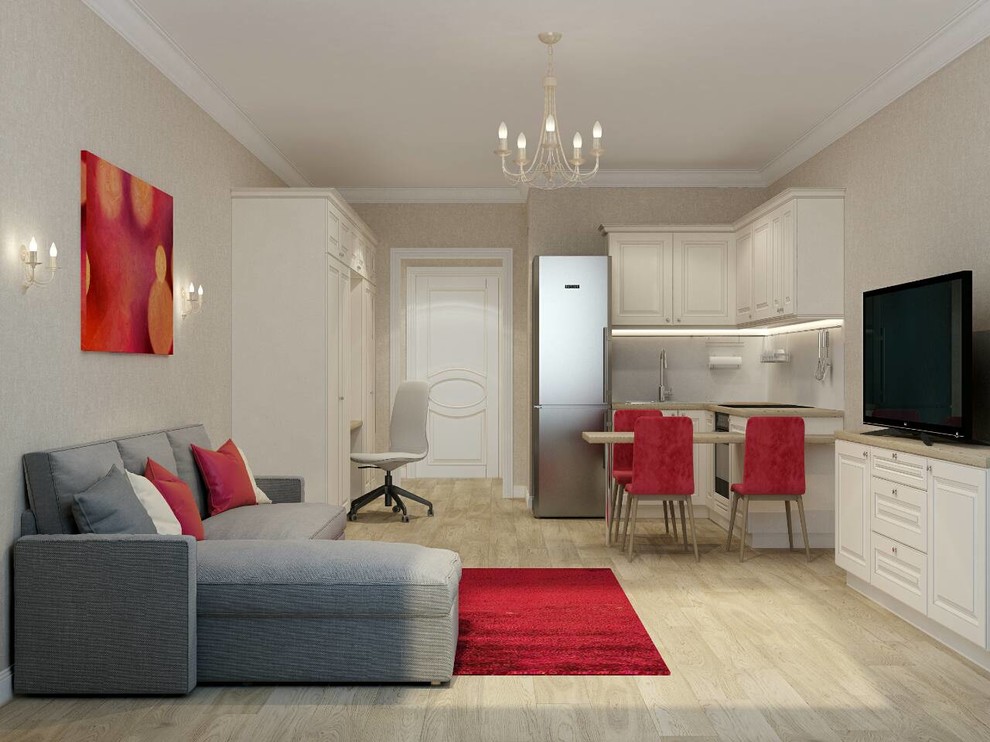 Дизайн студии в классическом стиле