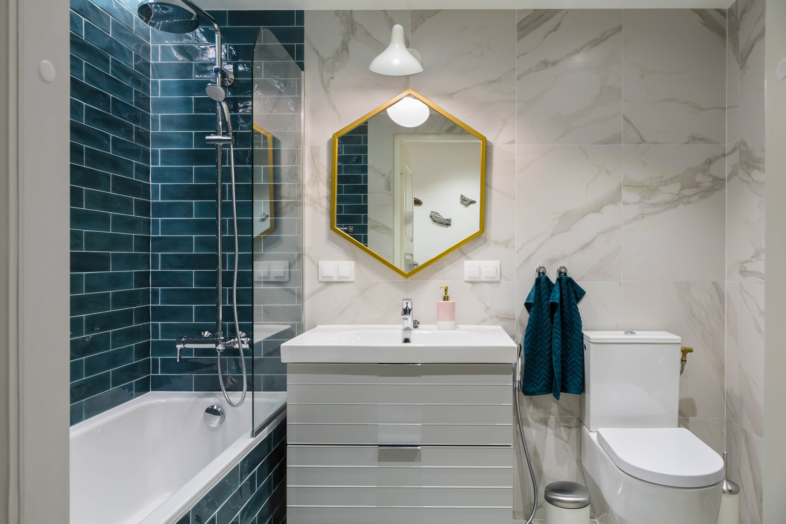 Зефирно-розовый скандинавский