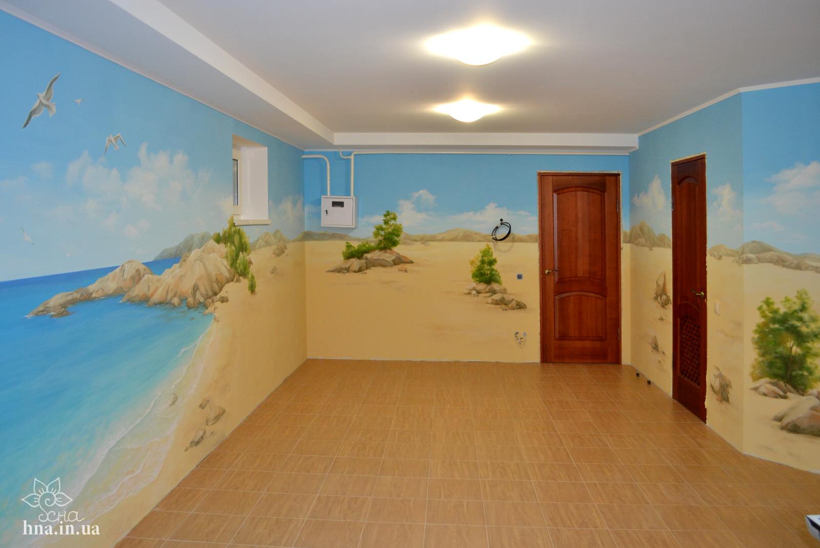 Обложка проекта: Роспись стен пляж