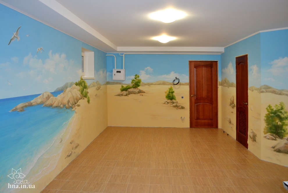 Обложка проекта: Роспись стен пляж