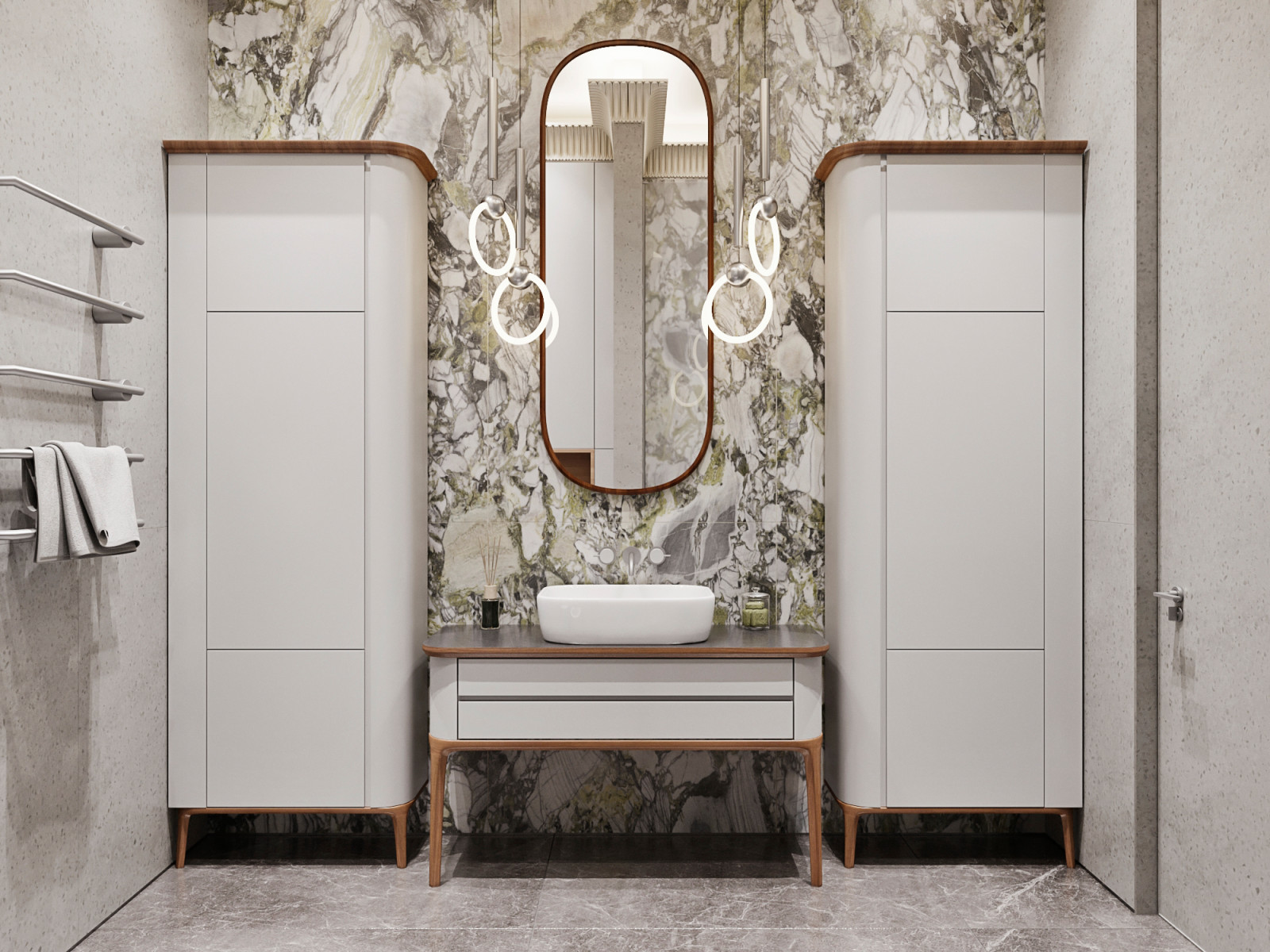 проект интерьера квартиры 150м2 Колков С.С., Камнев М.В. 2020г.