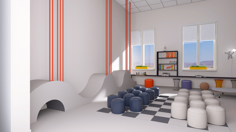 Обложка проекта: Рекреация общеобразовательной школы