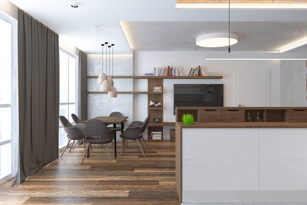 Квартира в стиле лофт-минимализм. ЖК Риверсайд