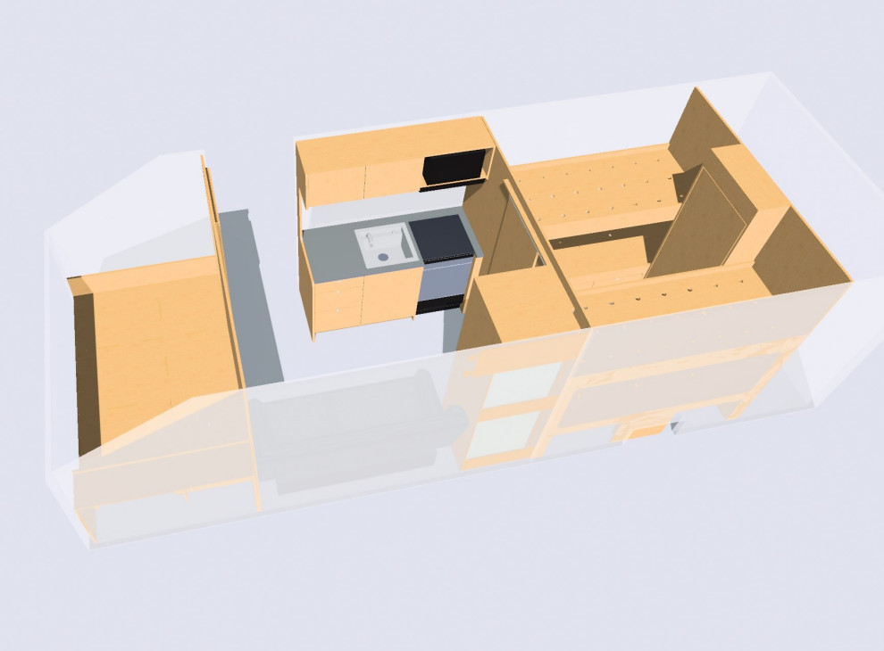 Обложка проекта: Мебель для автодома из фанеры
