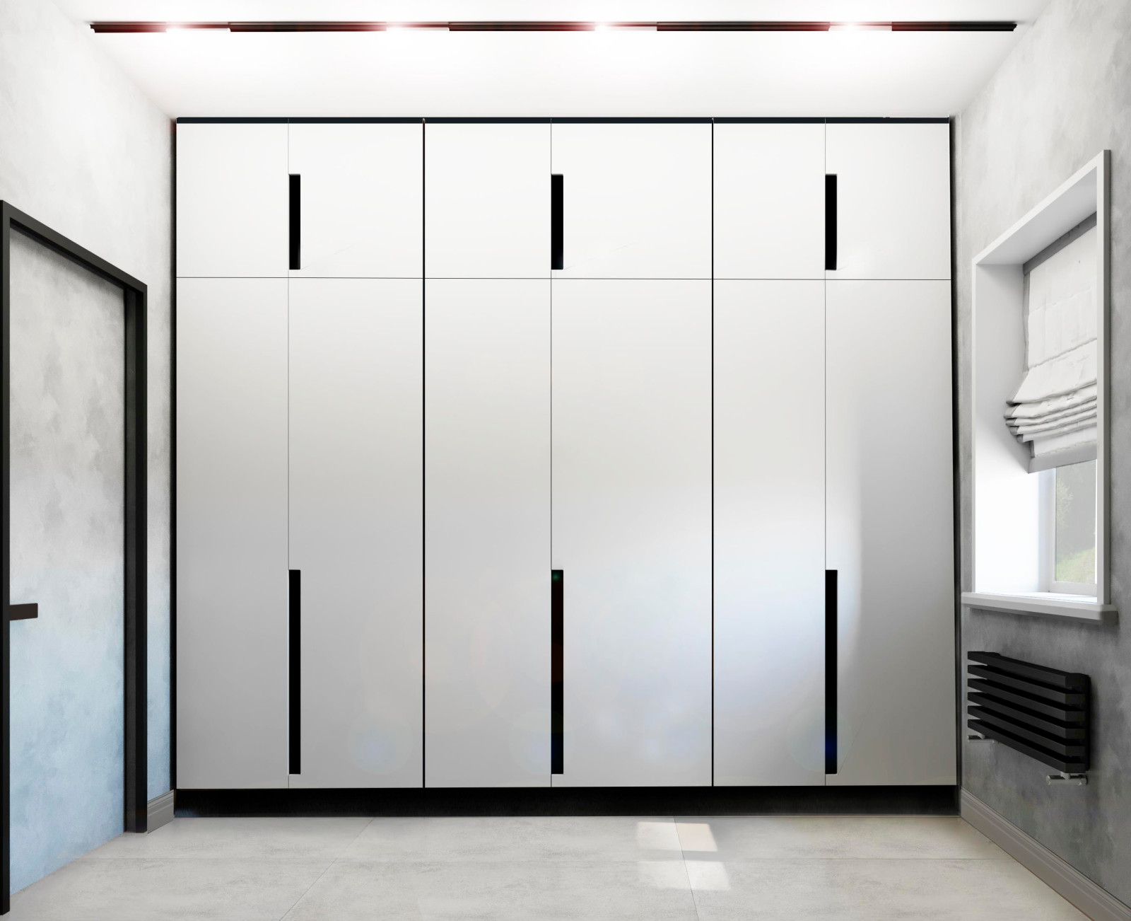 Обложка проекта: Визуализация коридора из дизайн-проекта