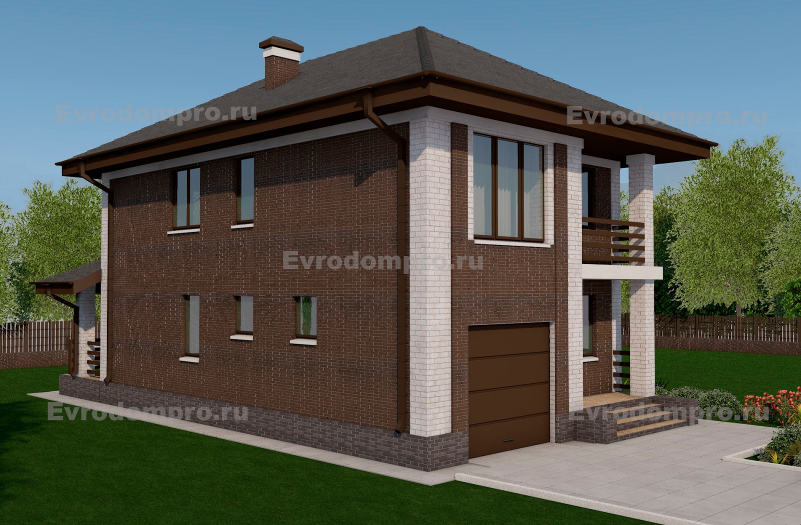 Дом в современном стиле А-14