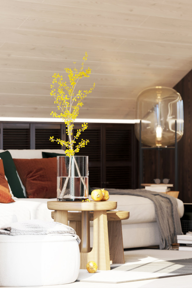 Гостиная в загородном доме