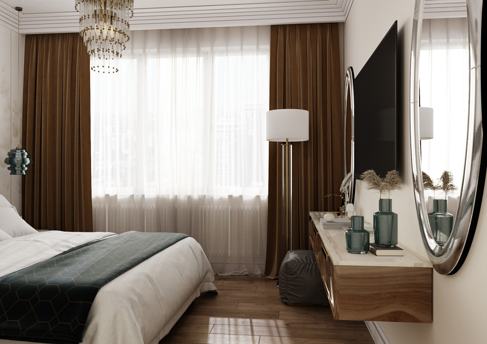 Проект интерьера квартиры в ЖК «Солнечный Олимп»