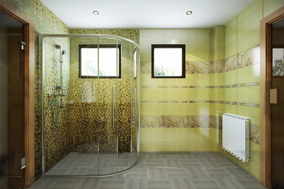 деревянный дом из бруса в поселке Зеленая роща