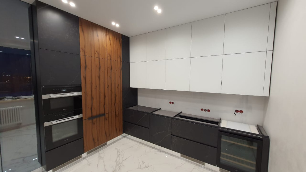 Обложка проекта: Кухня с фасадами Dekton