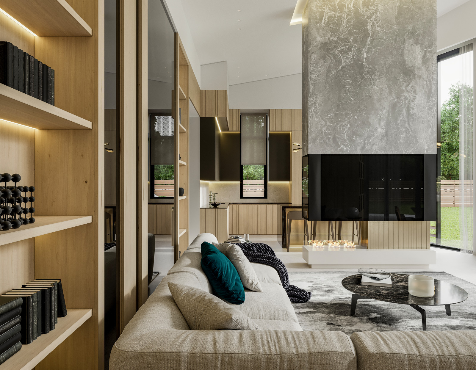 Интерьер дома в Осеченках