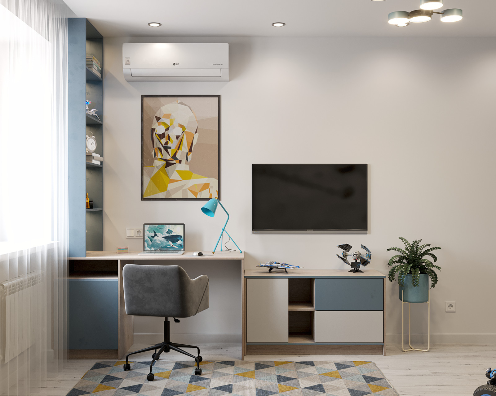 Дизайн проект детской