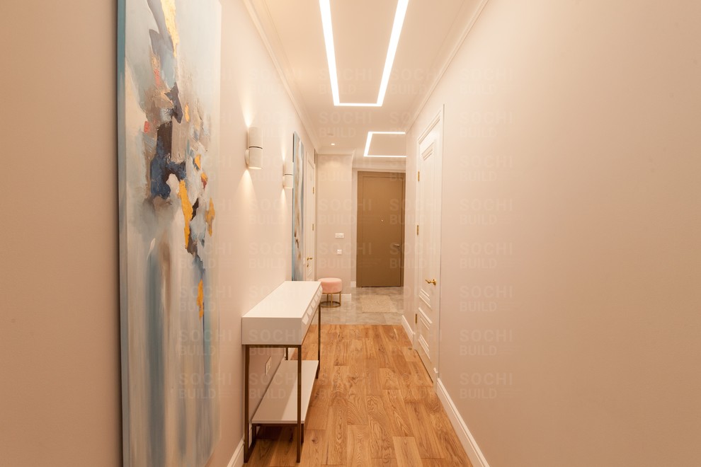 Квартира в ЖК «Актер Гэлакси», 78м², стиль: современная классика. Сочи