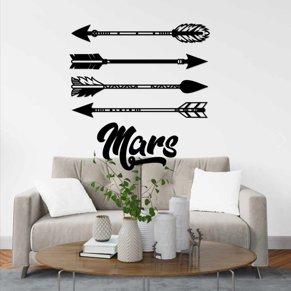 Настенный металлический декор