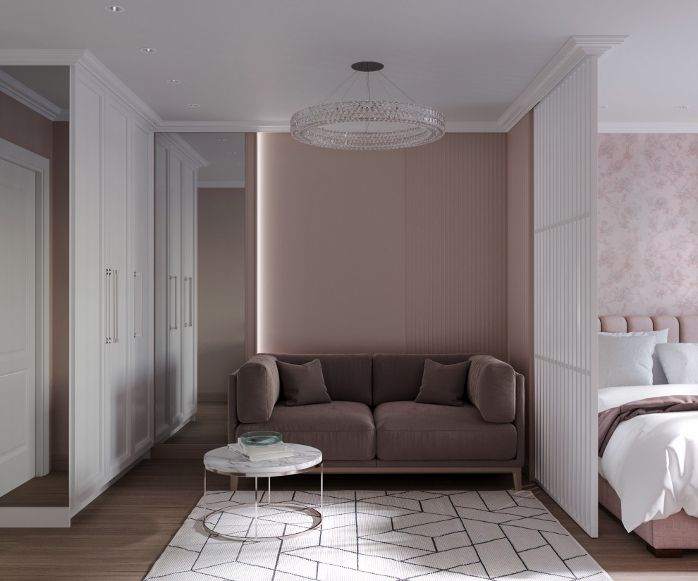 Дизайн проект квартиры "Пудра"