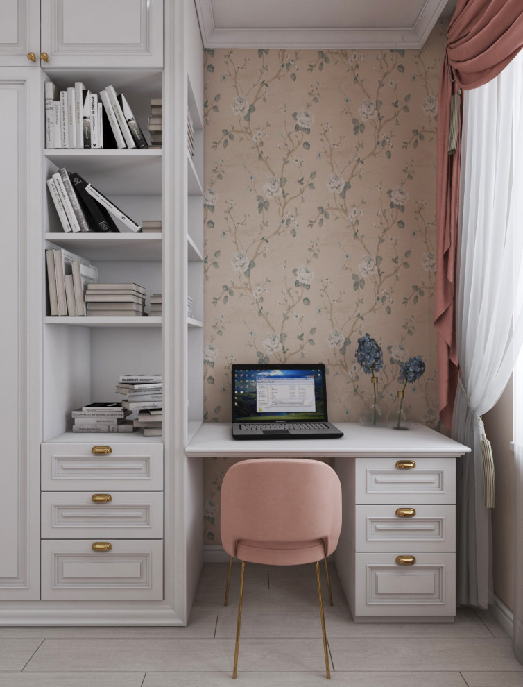 Спальня для девушки пианистки — дизайн нео классика