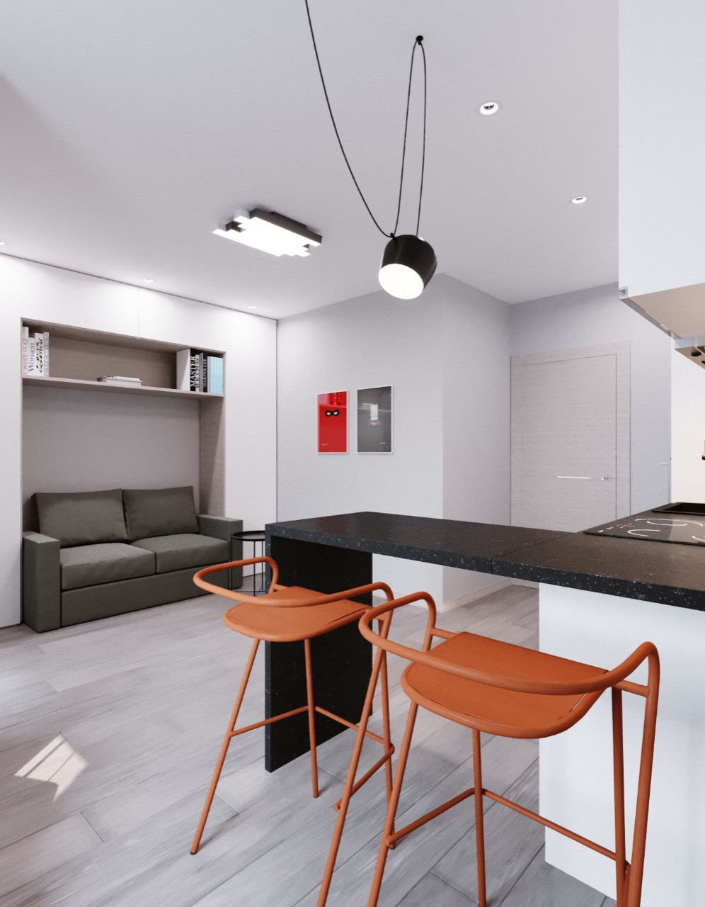 Дизайн проект входных зон и квартир с отделкой для компании "Лидер"