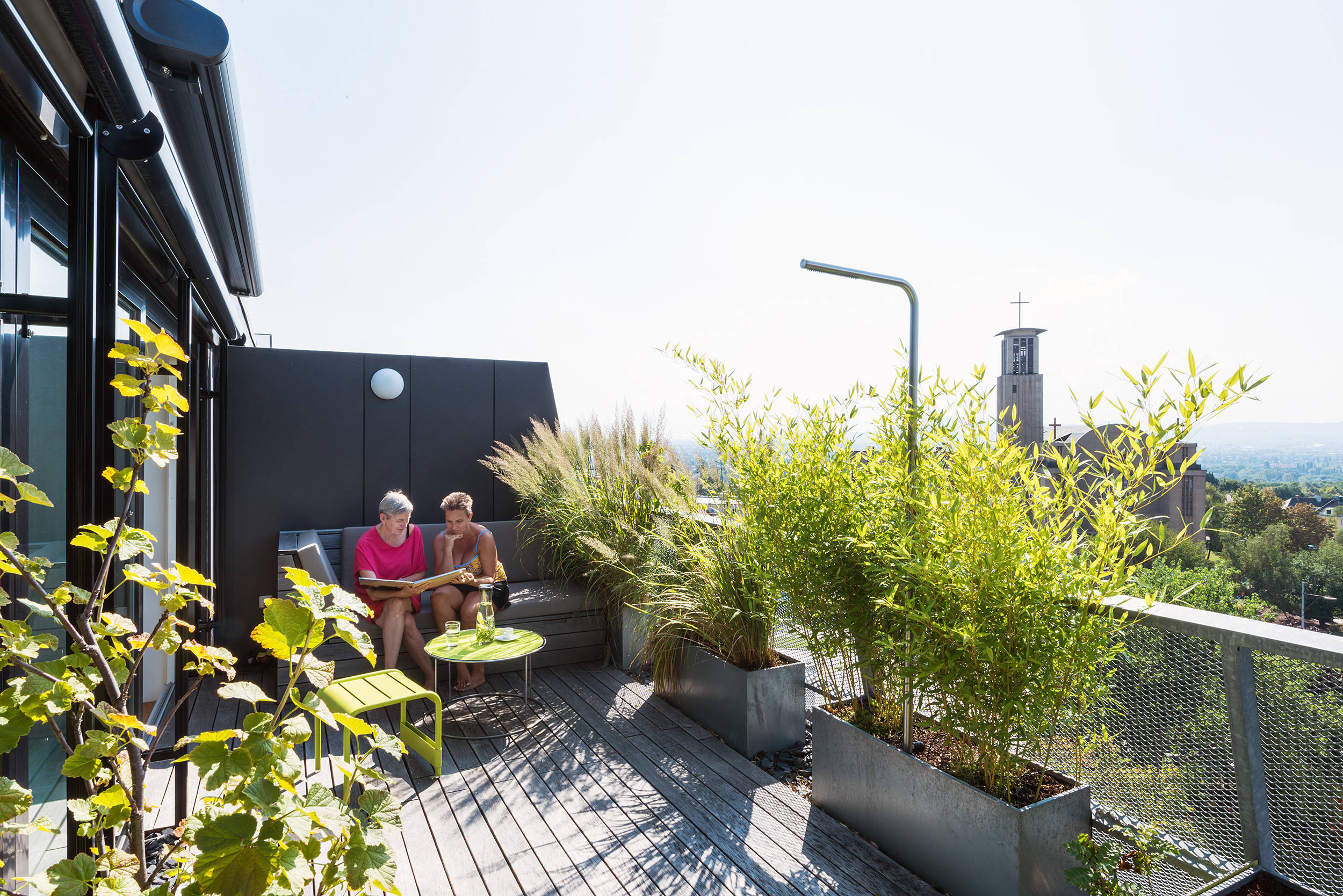 Houzz Австрия: Террасы с мини-огородом и душем на крыше