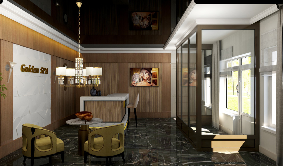 Дизайн интерьера банного комплекса в Астане