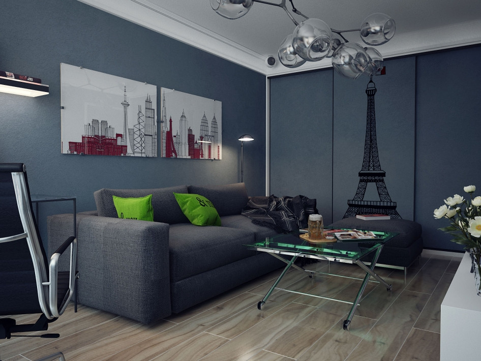 Обложка проекта: 1- комнатная квартира в Москве