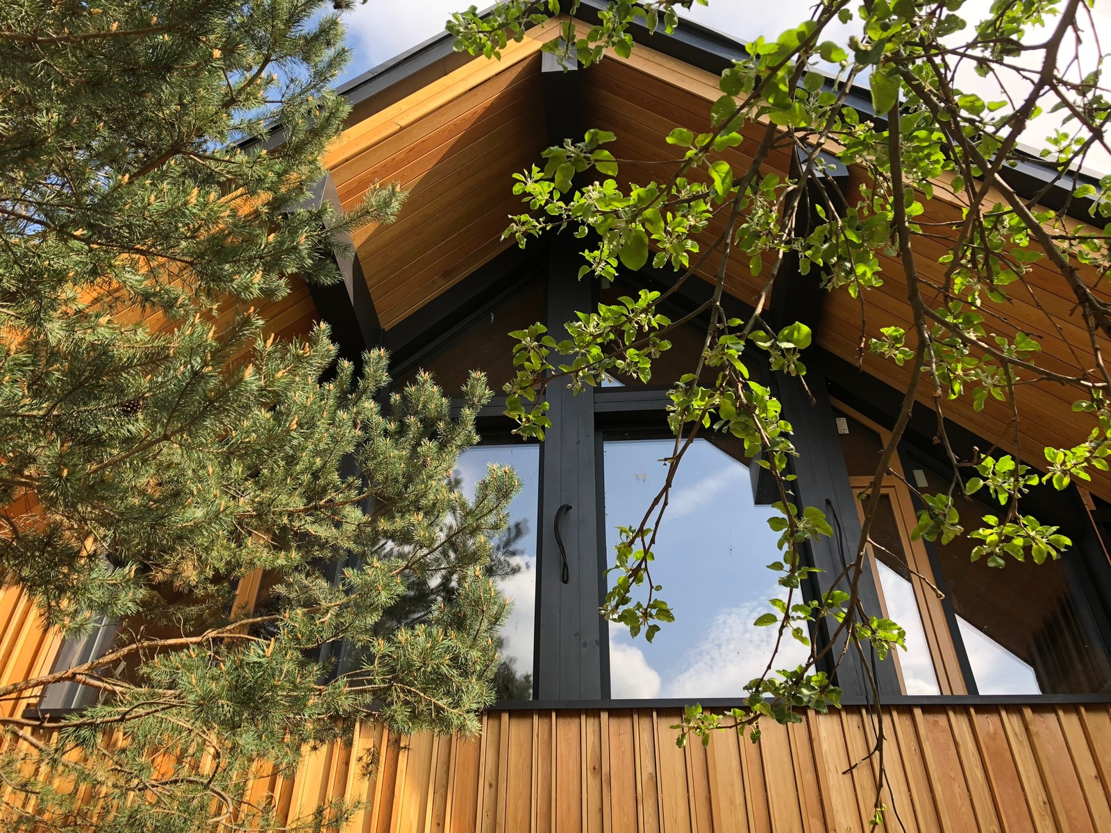 Дом в процессе строительства