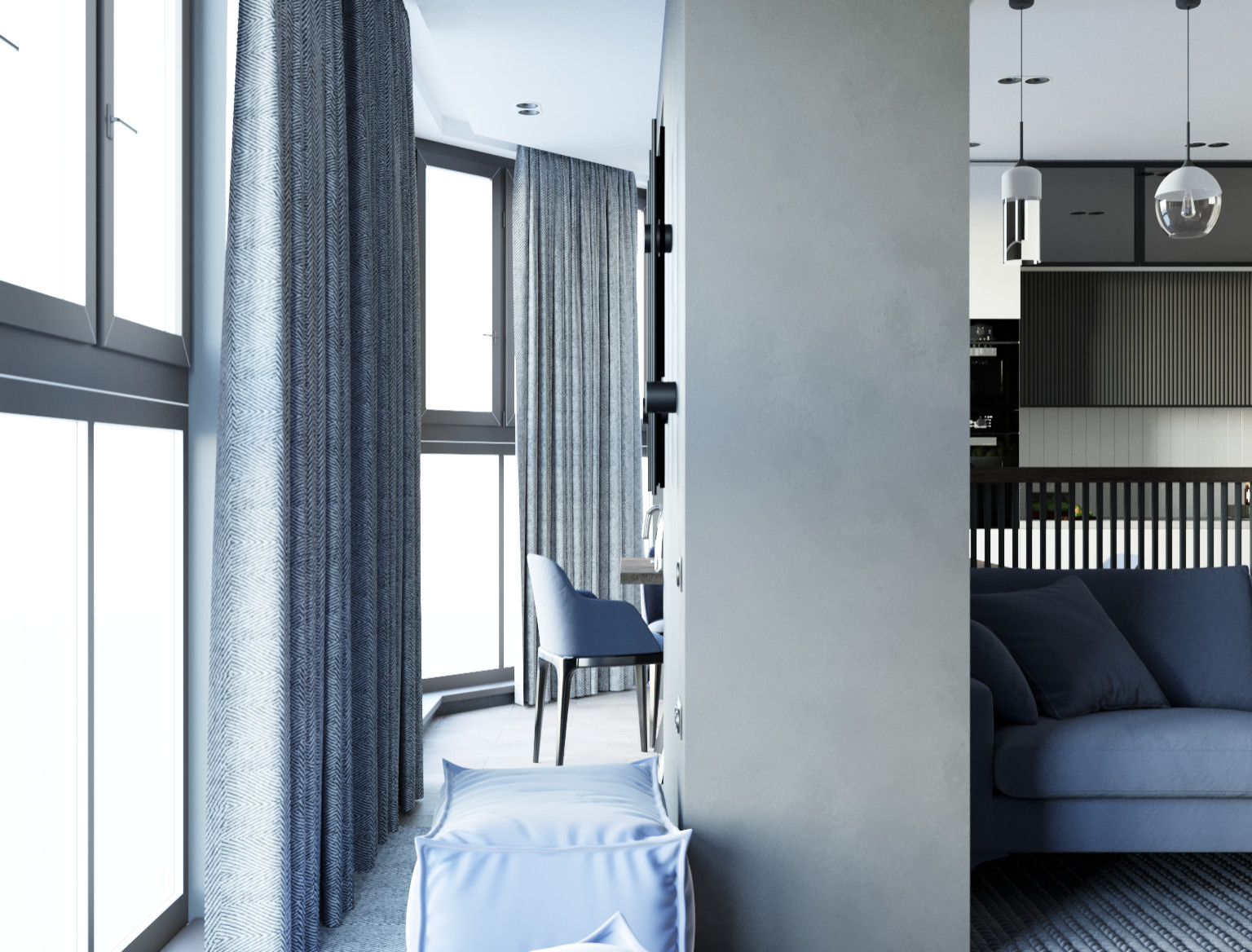 Брутальный синий