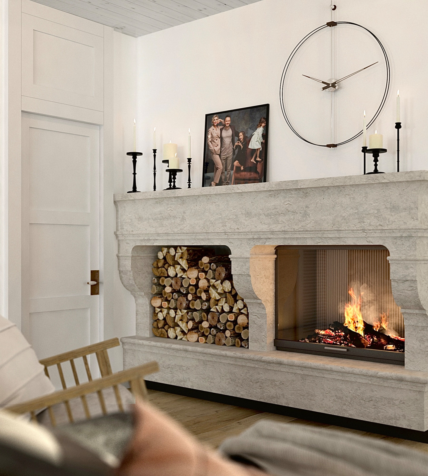 Дизайн загородного дома в Санкт-Петербурге.